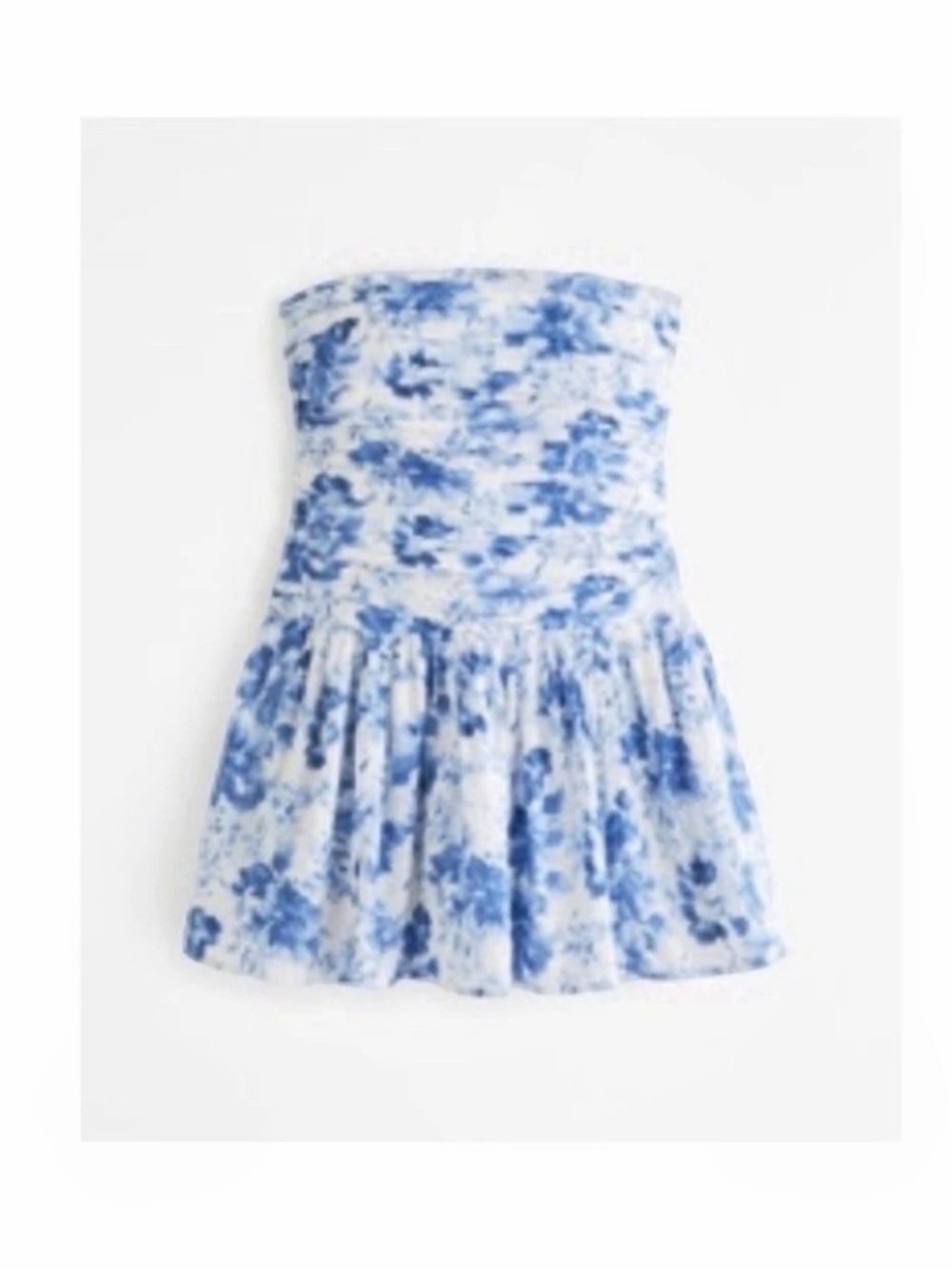 Abercrombie Emerson Drop-Waist Floral Mini Dress Size M NWT